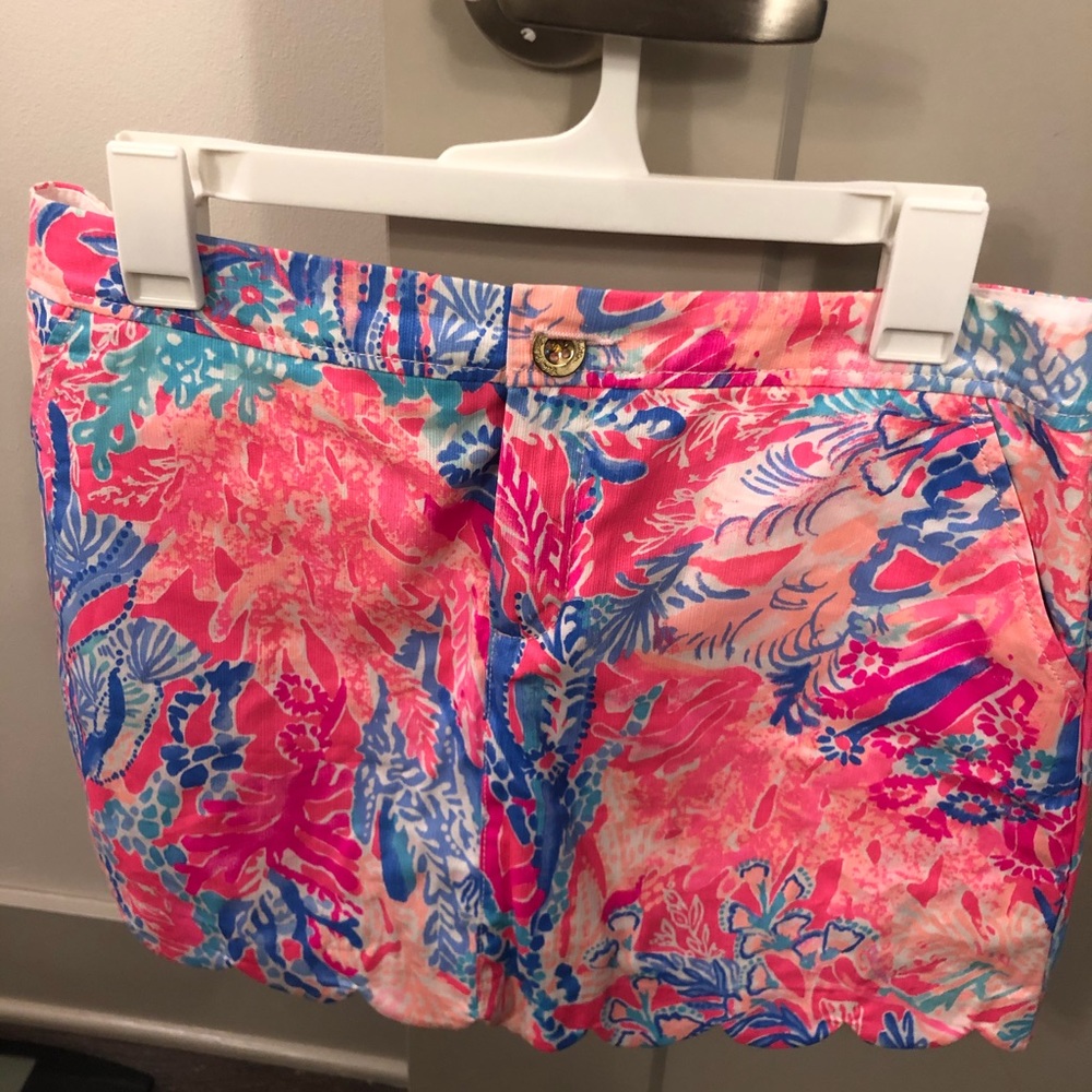Lilly Pulitzer Scallop Hem Skort - Size 6